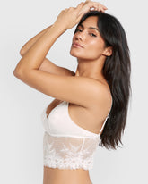La Senza Long Line Bralette Ivory / M